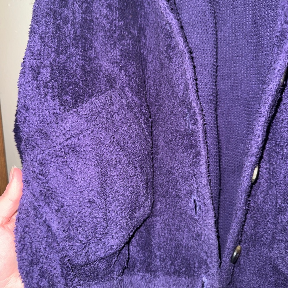 Purple Button Up Jacket - image 6